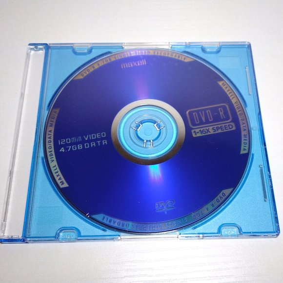 Maxell 5 Pack Color DVD-R 120 minute Blank Discs for Video Music Data 4.7gb/Disc - Picture 4 of 6